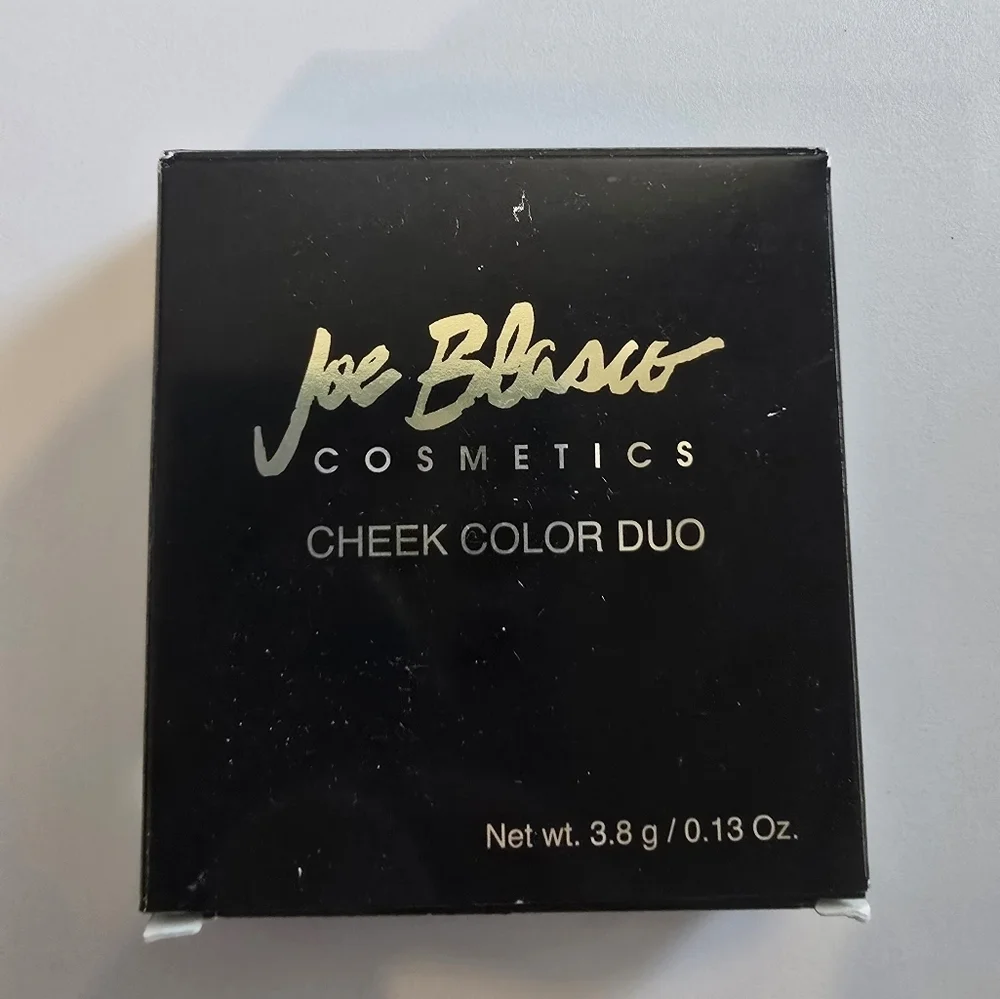 Joe Blasco Cheek Color Duo Highly pigmented cheek colors in rose and bronze NIB